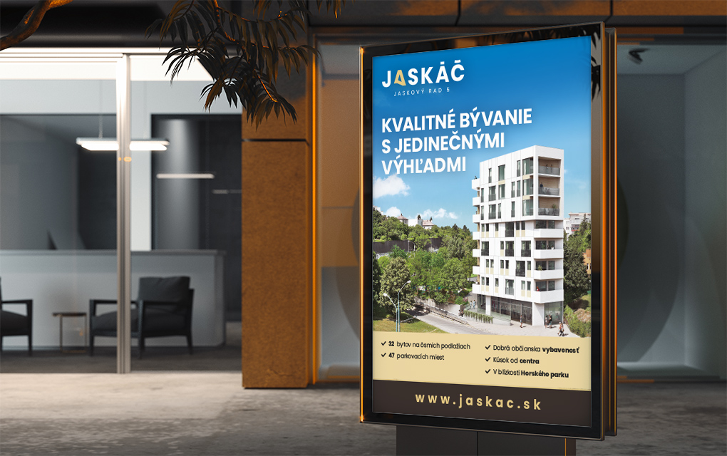 Blank Illuminated White Outdoor Banner Stand Next To Shop. 3d Re